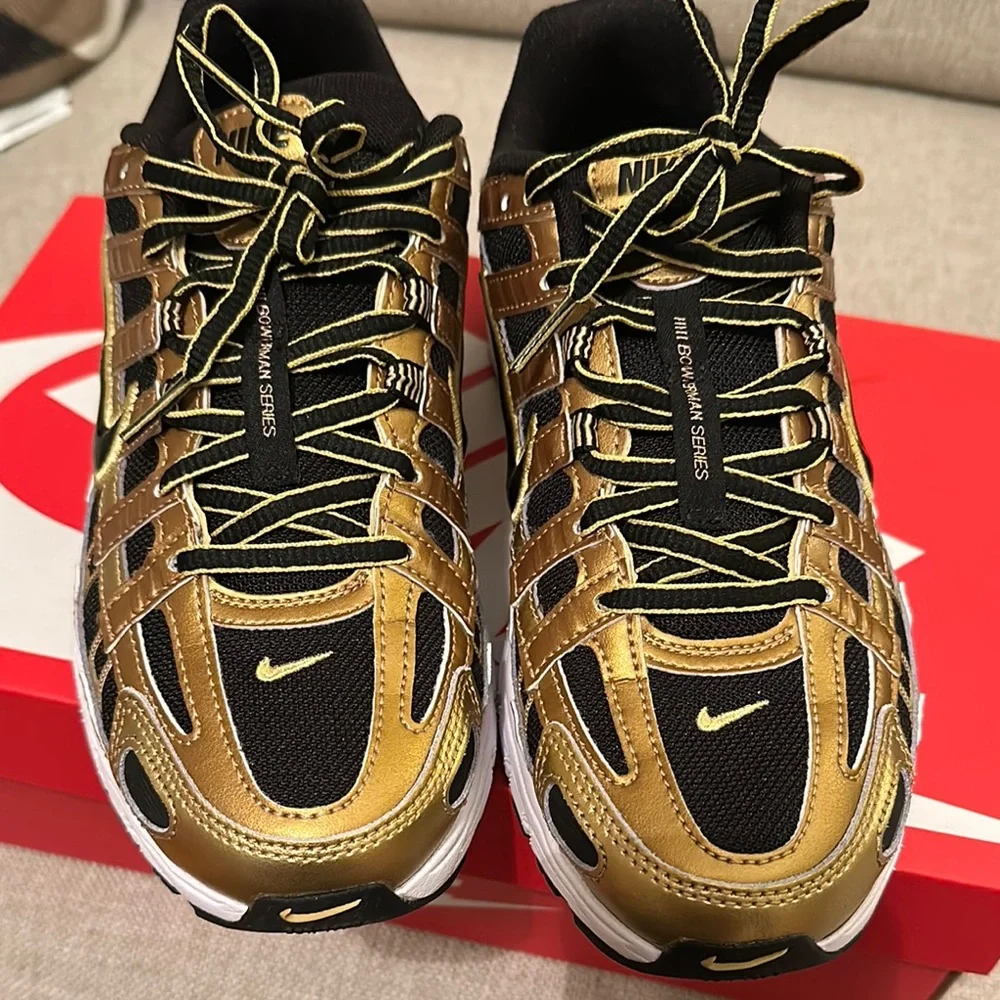 Nike P-6000 Metallic Gold/Black Sneakers - Picture 6 of 6